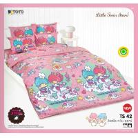 ราคา Little twin star ชุดเครื่องนอน ผ้าปูที่นอน ผ้านวมหนา ยี่ห้อTOTO ลิขสิทธิ์แท้100 (19686572497)