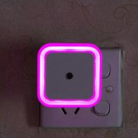 ราคา Wireless Sensor ไฟ LED กลางคืน Light EU US Plug ทรงสี่เหลี่ยมขนาดเล็ก Night สำหรับทารกเด็กห้องรับแขกห้องนอน Corridor โคมไฟสไตล์วินเทจ (21170813192)