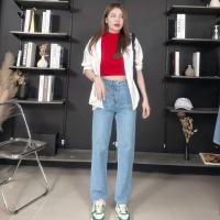ราคา Nammon jeans n59 ยีนส์ทรงบอยผ้าไม่ยืด เนื้อเรียบไม่ขาด (20905540230)