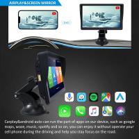 ราคา 1 2แบบพกพา7นิ้ว Ips จอไร้สาย CarPlay แอนดรอยด์เครื่องเล่นมัลติมีเดียรถยนต์ติดตั้งบลูทูธแบบติดกระจกแผงหน้าปัด (18891258301)