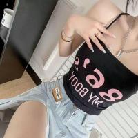 ราคา DD SHOPพร้อมส่ง FY845 เสื้อสายเดี่ยว มีฟองน้ำ เว้าหลังสายถัก (19184950766)