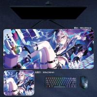 ราคา ใหม่ Silver Wolf Kafka แผ่นรองเมาส์ขนาดใหญ่ Honkai Star Rail Mouse Pad คอมพิวเตอร์แล็ปท็อปเกมมิ่ง Pad อุปกรณ์เกมคอมพิวเตอร์ Table Pad XXL (19429527058)