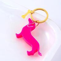 ราคา พวงกุญแจสุนัขดัชชุนด์สีชมพูนีออนส่วนบุคคล (21170626874)