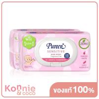 ราคา แพ็คคู่ Pureen Wet Wipe Sensitive 80 Sheets (18897124499)