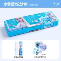 ราคา STOCK Disney Frozen Quicksand Stationery Box Girls Childrens Elementary School Multifunctional Plastic Automatic Pencil Double Layer 2023 New First Grade Elsa Bag Pen (21035181135)