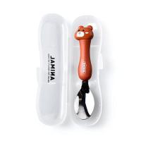 ราคา roomtour เขย่าเสียงแบบพกพาเด็กชุดช้อนส้อมสร้างสรรค์สแตนเลสสัตว์ช้อนส้อมสร้างสรรค์นักเรียนข้าวช้อนสองชิ้น A01194 (16888367851)