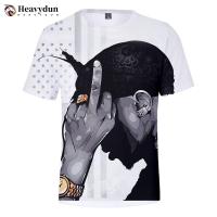 ราคา 2022 New Fashion Rapper Tupac Tops 3D Printed 2Pac T Shirt Men Casual Hip Hop Short Sleeve Harajuku Streetwear Oversized T shirt (16656037867)
