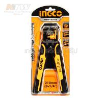 ราคา INGCO คีมปอกสายไฟอัตโนมัติ 3 in 1 รุ่น HWSP102418 สามารถปอกสายไฟ ตัดสายไฟ และย้ำหัวสายไฟ ด้ามจับแข็งแรง (16959710109)