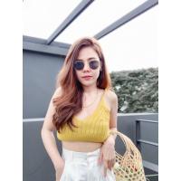 ราคา บราถักไหมพรหมเนื้อหนานุ่ม ใส่เป็นบิกินี่ได้ พร้อมส่ง (11957226734)