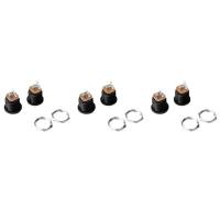 ราคา 10 Pcs Panel Mount 2 1x5 5mm Power Jack DC Socket (21088793271)