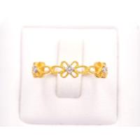 ราคา Happy Jewelry แหวนเพชรของแท้ แหวนดอกไม้ ฝังเพชรตรงกลางเกสรดอกไม้ ทองแท้ 9k 37 5 ขายได้ จำนำได้ ME850 (10503049705)