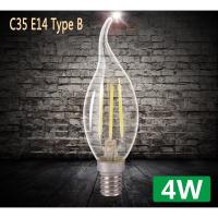 ราคา หลอดไฟ LED ย้อนยุค E27 E14หลอดไส้ LED 2W 4W 6W 8W ส่งสัญญาณสูงแก้วใสวินเทจโคมไฟ Led เอดิสัน220V (10865748346)