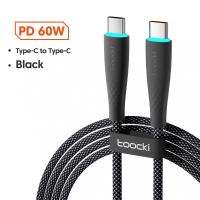 ราคา Toocki 100W USB C ถึง USB C สาย PD USB Type C To Type C To Type C สายชาร์จข้อมูลที่ชาร์จความเร็วสูงสำหรับ Macbook Xiaomi Samsung Huawei (20611380529)