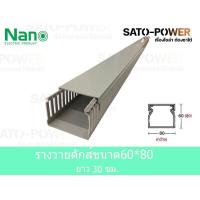 ราคา รางวายดักส์ ขนาด 20 20 60 80 ความยาว 30ซม รางเก็บสายไฟ สีเทา รางเก็บสายไฟแบบโปร่ง รางครอบสายไฟพลาสติก (15004435529)