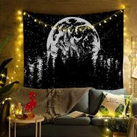 ราคา ที่เรียบง่ายสีดำและสีขาวคลื่นผนังพรมนอร์ดิกอาทิตย์พระเจ้าศิลปะตกแต่งผนังพื้นหลังผ้าแขวนผ้าผ้าม่านผ้าปูโต๊ะผ้าขนหนูชายหาด (16369847420)