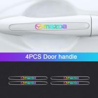 ราคา 8PCS เลเซอร์สีที่จับประตูรถ Protector Universal ประตู Anti สติกเกอร์รอยขีดข่วนสำหรับ Mazda CX5 Mazda 3 2 6 5 CX3 RX8 BT50 323 CX8 CX30 RX7 626 CX7 NX5 CX9 (17275893473)