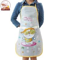 ราคา ผ้ากันเปื้อน PVC กันน้ำ ลายการ์ตูน ผ้ากันเปื้อนพลาสติกพีวีซี (13620523936)