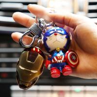 ราคา 8ซม Avengersพวงกุญแจรถจี้กุญแจชายและหญิง (4701022135)