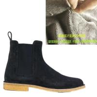ราคา Botteca veneta Kanye West chelsea bootsMid Calf Chelsea Boots Mens Big Talker Leather Boots ed Rubber Sole Genuine LeatherbvMens High Top Boots Winter Mens Shoes Fleece Lined2021 wbbH (16554913724)