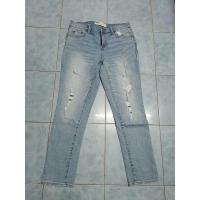 ราคา Gap Jeans กางเกง ยีนส์ ขา กระบอก เล็ก ฟอกสี ผ้ายืดแต่งขาดเย็บ ซับ อย่างดีสวยครับตัวนี่เอว32 33 ยาว 38 ปลา ยขา 6 5 (17072858771)
