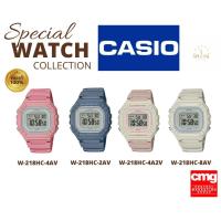 ราคา Casio Standard นาฬิกาข้อมือผู้ชาย สายเรซิ่น รุ่น W 218HC 2A สีฟ้า สีชมพู สีชมพูอ่อน สีขาว (17815775946)