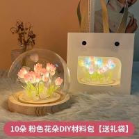 ราคา Night Light Tulip Small Night Lamp DIY Material Package Birthday Gift for Girls Boys Holiday Gift Suit Creative Gift Light (20988381333)