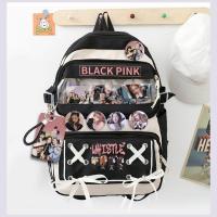 ราคา กระเป๋าเป้สะพายหลัง กระเป๋านักเรียน ลําลอง จุของได้เยอะ ลาย Blackpink สําหรับนักเรียน wh (20247458568)