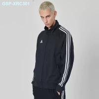 ราคา แจ๊กเกต Adidas ของแท้กีฬากางเกงขายาวผู้ชายชุดเต็มชุดสูทผู้หญิงเสื้อแจ็คเก็ตลายทางเทรนด์ฤดูใบไม้ผลิ (19818756812)