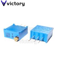 ราคา 3296W 50 100 200 500 1K 2K 5K 10K 20K 50K 100K 200K 500K 1M ohm Multiturn Trimmer Potentiometer High Precision Variable Resistor (19967418207)
