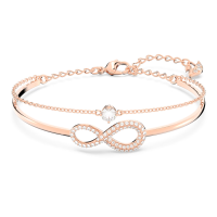 ราคา Swarovski สร้อยข้อมือเพชรสีทอง Swarovski Infinity RoseS925 สร้อยข้อมือแฟชั่นสตรีเงินสเตอร์ลิงของขวัญวันเกิดวันวาเลนไทน์ (19102740248)