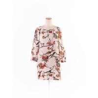 ราคา asos เดรสแขนยาวพิมพ์ลายดอกไม้ ซิปหลัง ป้ายแบรนด์ระบุไซส์ UK10 Preloved (20670475172)
