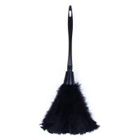 ราคา 1pc Fashion Turkey Feather Duster with Black Plastic Handle Cleaning Tool 35cm (19528330978)