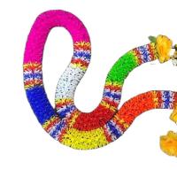 ราคา พวงมาลัยพลาสติก 7 สี มาลัยม้า ถวายศาลพระภูมิ (572872157)