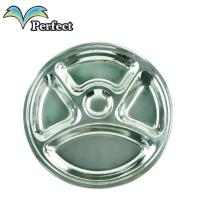 ราคา PERFECT ถาดหลุม 5 ช่อง ขนาด 28 ซม ถาดหลุมสแตนเลส ถาดอาหาร จานหลุม (20396946499)