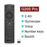 ราคา G20S 2023 G20S Pro BT Gyro สมาร์ทรีโมทคอนโทรล IR 2 4G เมาส์ไร้สาย Fly Air สำหรับ X96 H96 MAX Android TV Box (21170293365)