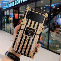 ราคา เคสยอดนิยมสำหรับ Samsung Galaxy Z Z Flip3 Samsung Galaxy Z Z Flip4 Samsung Galaxy Note 8 Note 9เคสฝาหลังเป็นประกายสีทองเคสโทรศัพท์แฟชั่นสุดหรู (20256096942)