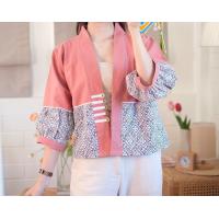 ราคา เสื้อคลุม เสื้อคลุมผ้าฝ้าย เสื้อคลุมแขนยาว ปลายแขนบอลลูนแต่งเหรียญล้านนา มี 6 สี แต่งผ้าลายไทยเดินเส้นไหมพรม เสื้อสุภาพ เสื้อทำงาน (16519943850)