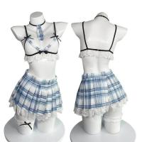 ราคา ชุดชั้นในเซ็กซี่คอสเพลย์เด็กผู้หญิงนักเรียนญี่ปุ่นเครื่องแบบ JK นักเรียนญี่ปุ่นกระโปรงลายสก๊อตแบบชุดสวมบทบาท (19841527252)