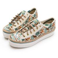 ราคา New 2020 Keds X รองเท้าลําลองสไตล์โบฮีเมียนสีเขียว (16454852861)