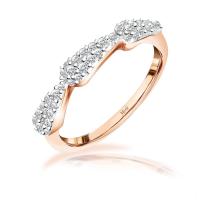 ราคา Merii แหวนเงินแท้ 925 ชุบโรสโกลด์ ประดับเพชร CZ ทรงกลม ดีไซน์หยดน้ำ แหวนเพชร CZ Little Piece of Me 221R0354 01 (10720280577)