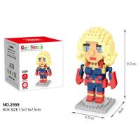 ราคา หุ่นไอรอนแมนจากบล็อกตัวต่อสไปเดอร์แมนจาก LEGO โมเดลพิษแปลกๆบล็อกตัวต่ออาคารประกอบสร้างสรรค์ของขวัญ DIY (21279542757)