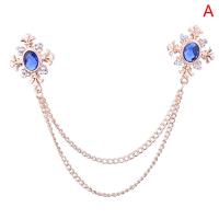 ราคา qiuq COD เข็มกลัดโซ่ประดับคริสตัลพู่ห้อยแฟชั่นเข็มกลัดติดปกเสื้อและเข็มกลัดติดปกเสื้อเครื่องประดับสำหรับผู้หญิง (20003283123)