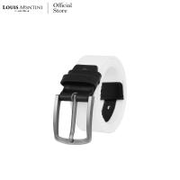 ราคา Louis Montini Canvas Belt canvas เข็มขัดผ้า แคนวาสผสมหนังแท้ เข็มขัดผู้ชาย เข็มขัดแฟชั่น MCT11 (892482270)