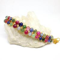ราคา กำไล ข้อมือทองเหลืองชุบทอง กำไลทองชุบ พลอยแท้ (15367816178)