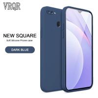 ราคา VRQR OPPO F9 A7 A12 A5s A11k ใหม่เคสโทรศัพท์ฝาครอบสแควร์หรูหรารูปทรงซิลิโคนอ่อนกรณี (9112675136)