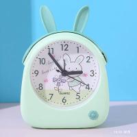 ราคา Cartoon Cute Little Alarm Clock Children Wake Up Alarm Clock Students Silent Desk Clock Bedroom Bedside Clock (21222764348)
