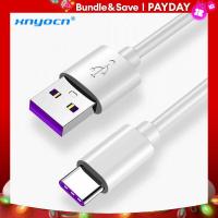 ราคา Xnyocn 5A 1M 1 5M 2M ยาวสาย USB Type C Fast Charging USB C ประเภท C สำหรับ huawei Xiaomi Mi 9 Samsung S10 Oneplus 6T USBC ชาร์จ (21170161961)