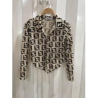 ราคา เสื้อเชิ๊ตซีทรู F e n d i สายฝอ ชุดเที่ยวคาเฟ่ พร้อมส่ง (21076883546)