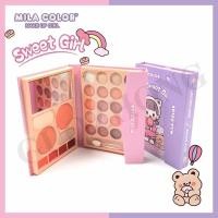 ราคา MILA COLOR Makeup Palate MC5045 พาเลทแต่งหน้ากระเป๋า ปกเด็กผู้หญิง พกพาง่าย ได้ทุกลุค มีครบในตลับเดียวกันนน (21004600307)