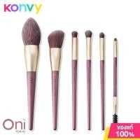 ราคา Oni Tender Violet Brush Set 6pcs เซทแปรงแต่งหน้า 6 ชิ้น สีม่วง (19907070093)